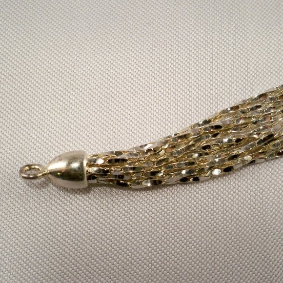 New Multi Strand 925 Silver Bracelet - Picture 5 of 6